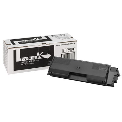 TK-580K (black) черный тонер картридж для Kyocera FS-C5150DN / ECOSYS P6021cdn
