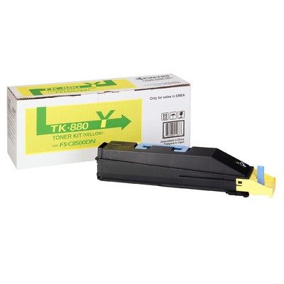 TK-880Y (yellow) желтый тонер-картридж для Kyocera FS-C8500DN